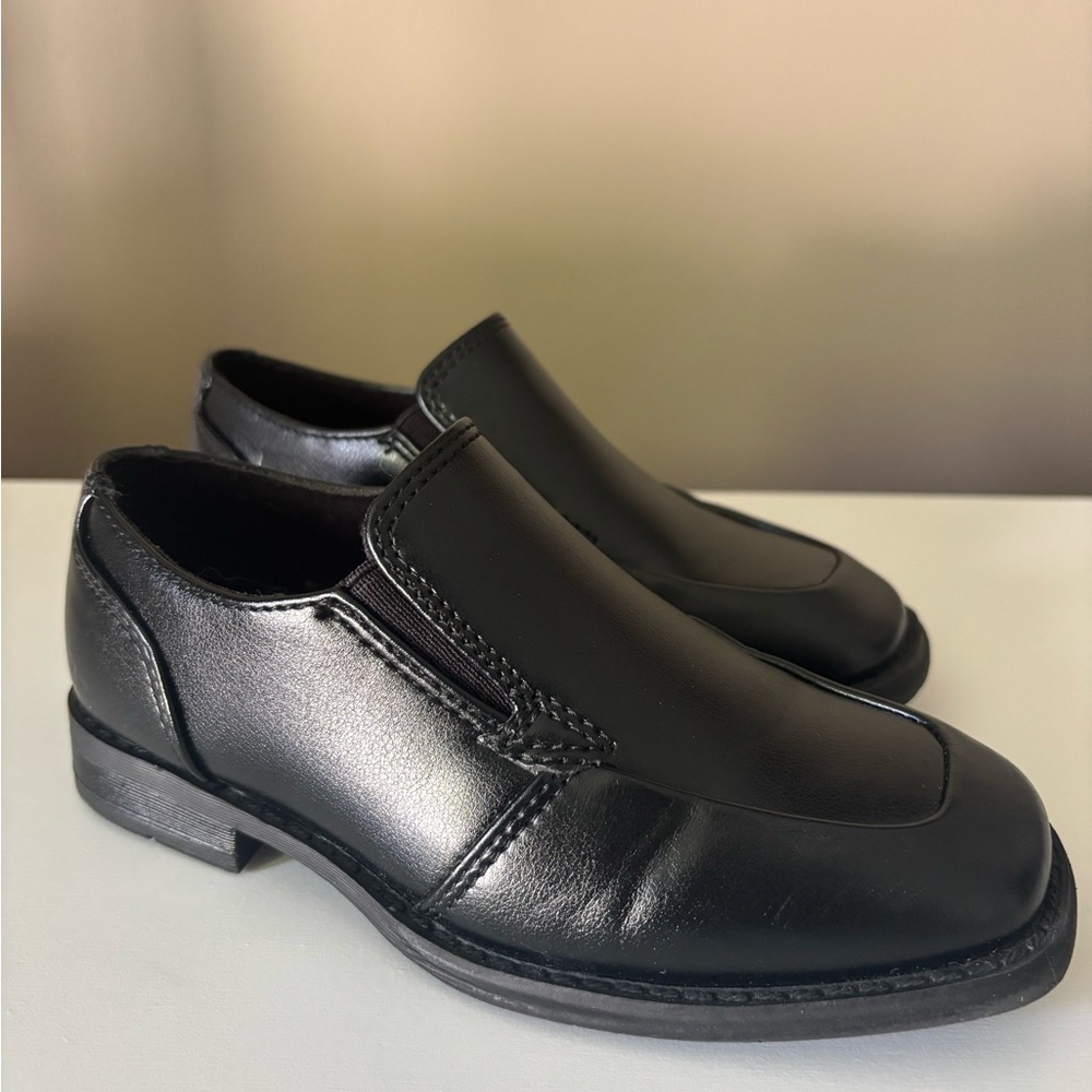 Sonoma Black Slip-On Kids Dress Shoes